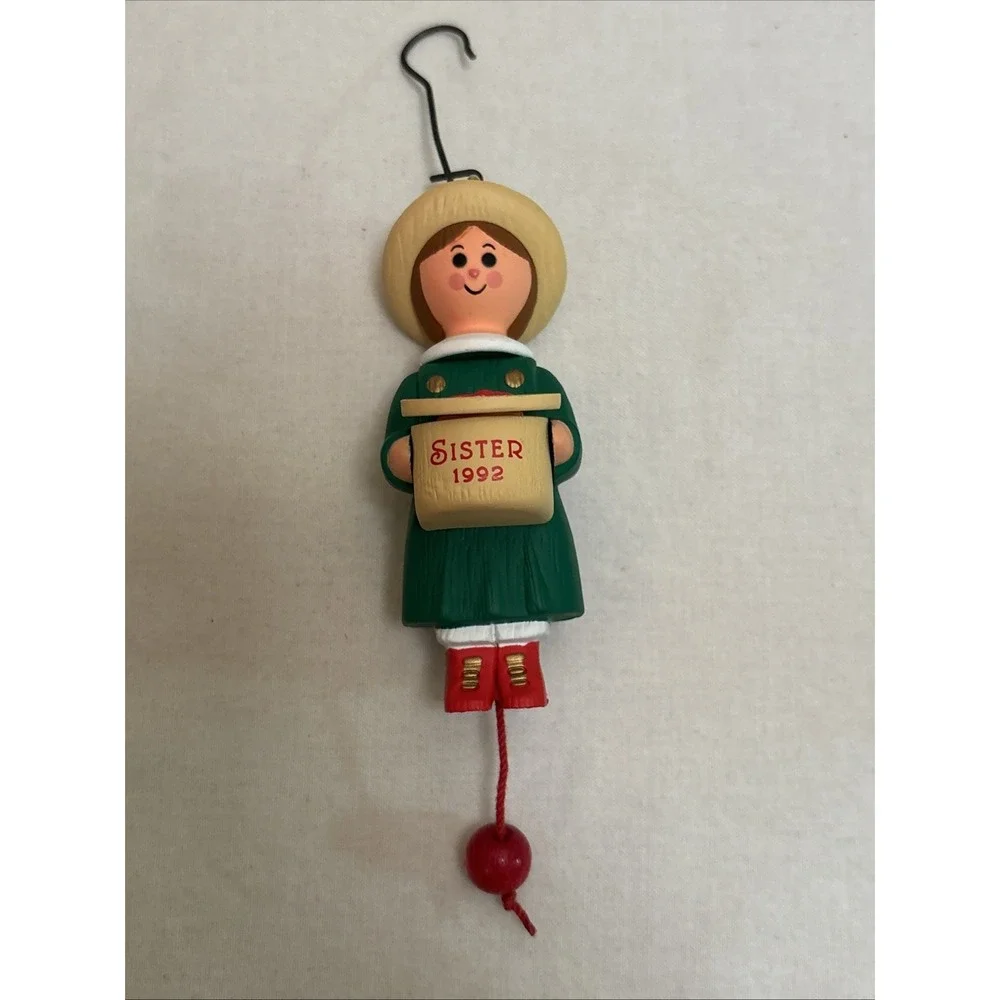 Hallmark Keepsake Ornaments Vintage Lot of 3 Mother Sister 1986 1989 1992